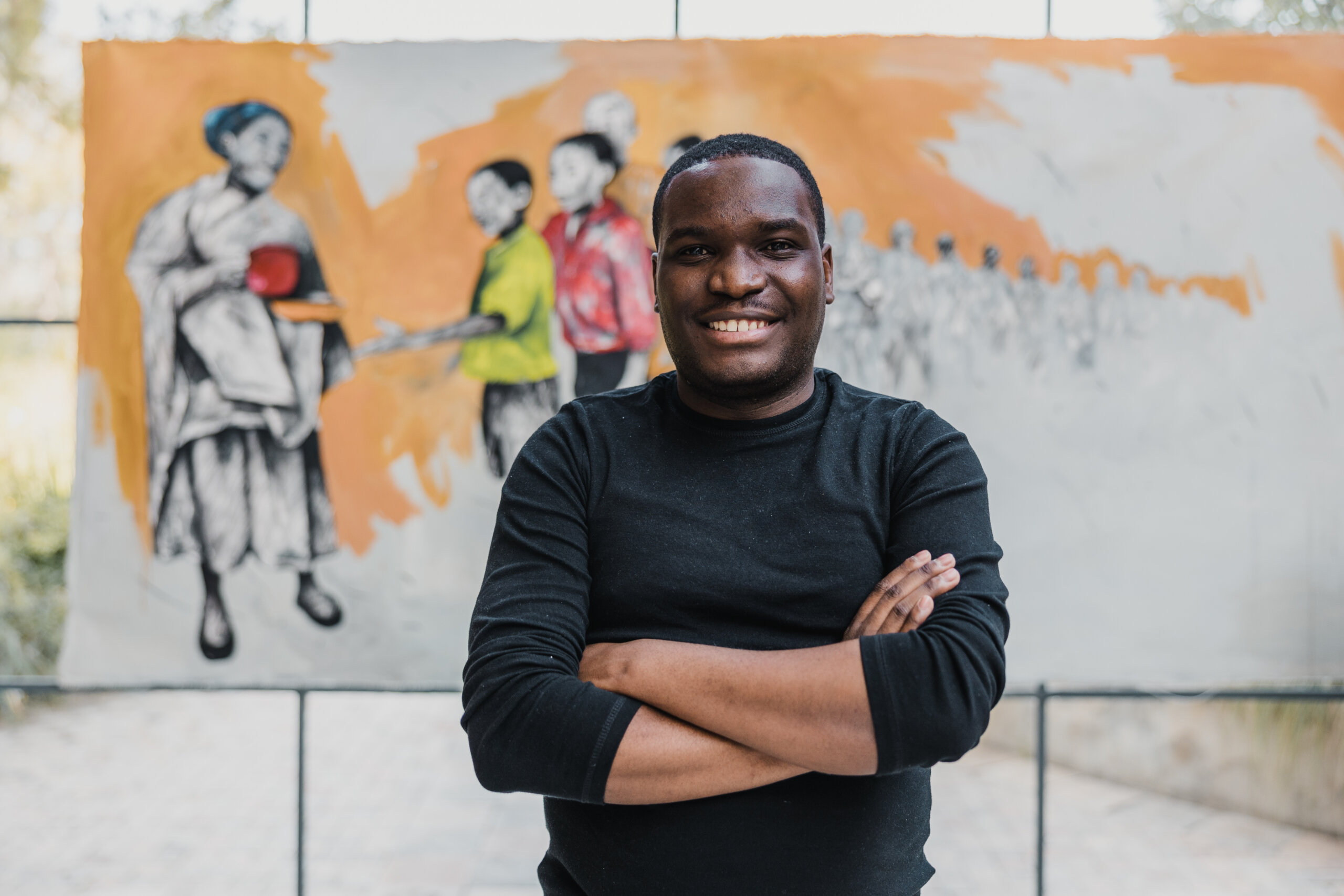 Contemporary Artist Celebrates African Culture and Empowers Youth in Johannesburg