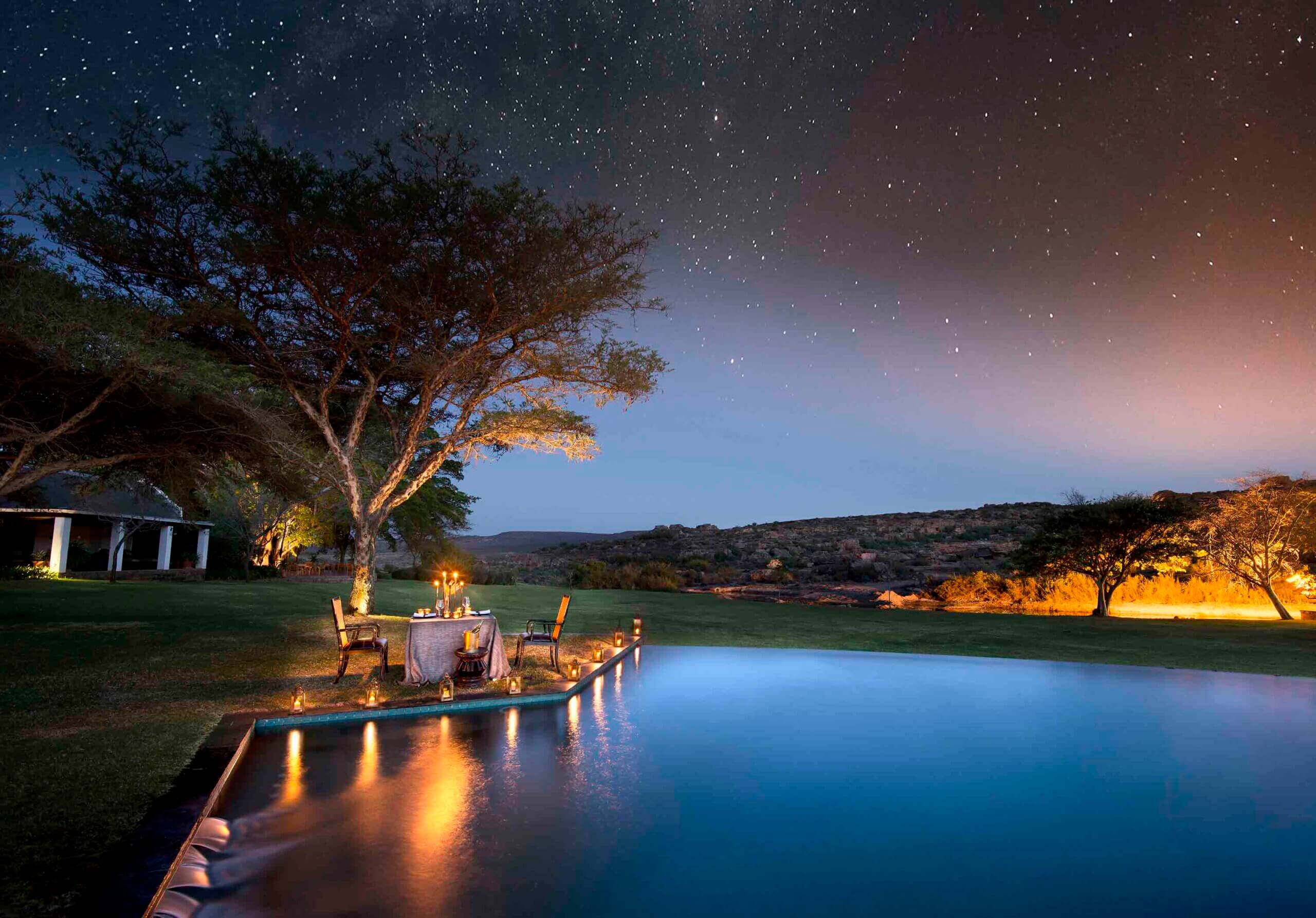 Bushmans Kloof Private Dining under the stars