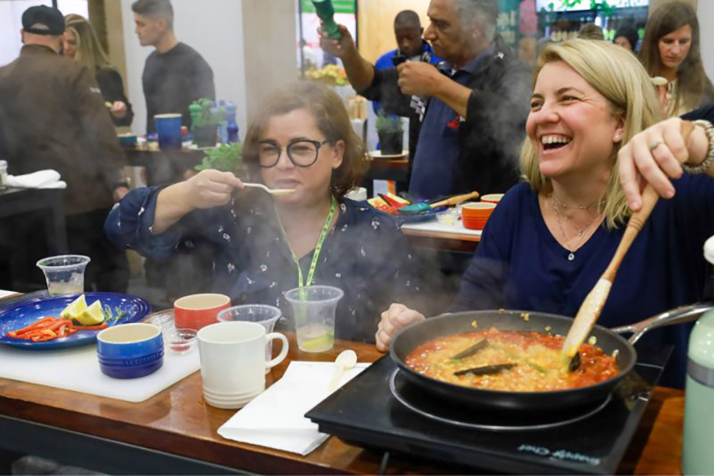 Food, drink and lifestyle exhibits at The Good Life Show
