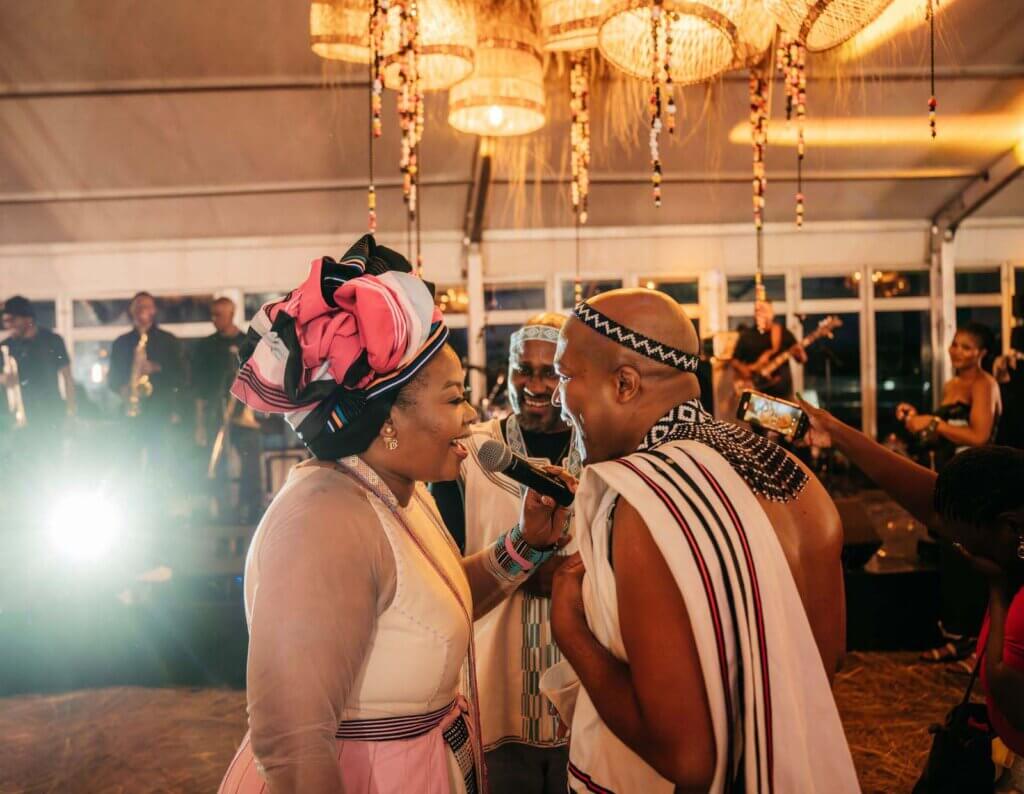 Anele Mdoda & Prince Bonelela unite their families