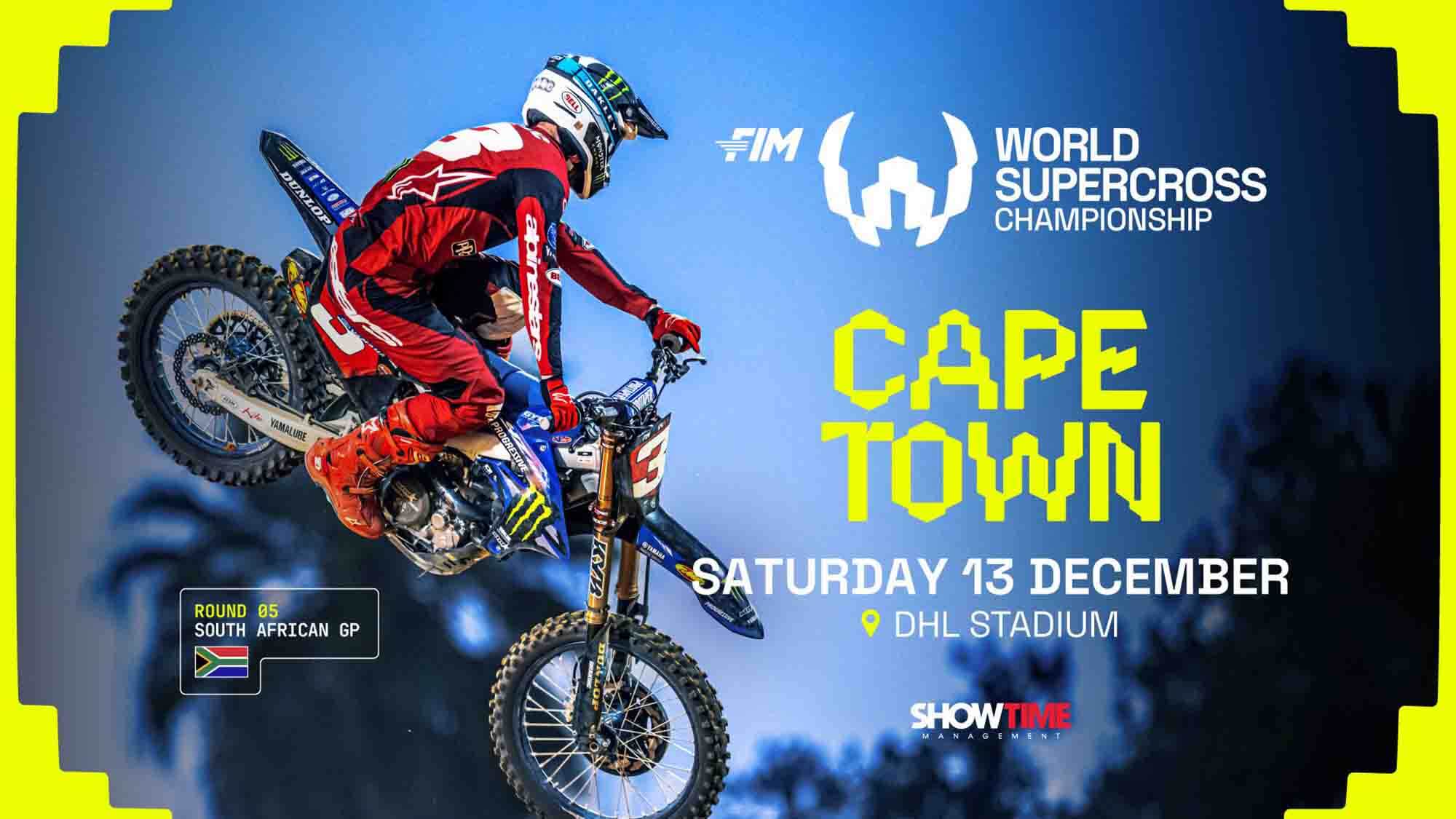 Cape Town date set for World Supercross Championship Finale