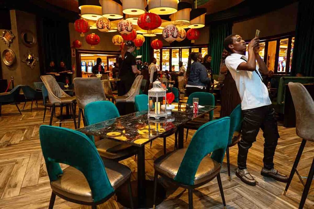Where is a Chinese Baccarat lounge in South Africa