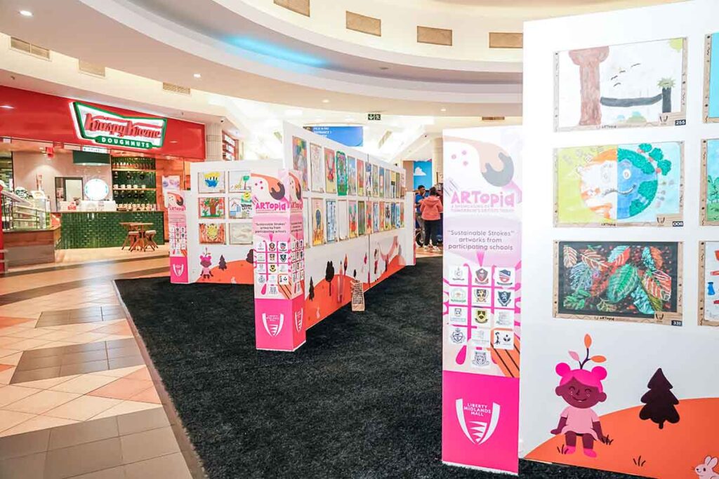 ARTopia transformed Liberty Midlands Mall 