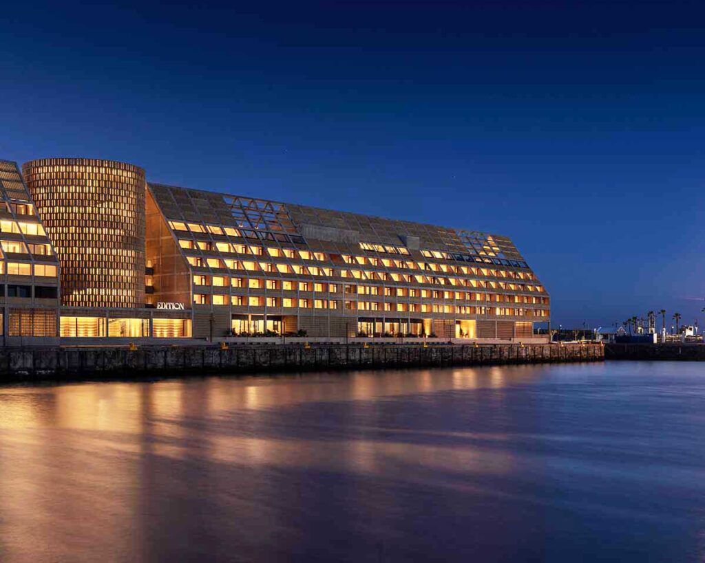 Cape Town EDITION hotel opens at the V&A Waterfront in a coveted position within Cape Town’s working harbour