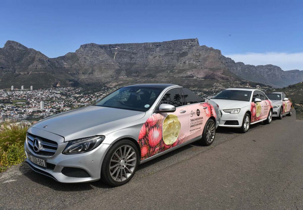 Pink cars spotlight UNESCO World Heritage Series: Table Mountain & the Cape Floral Region