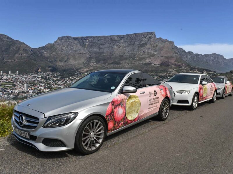 Pink cars spotlight UNESCO World Heritage Series: Table Mountain & the Cape Floral Region